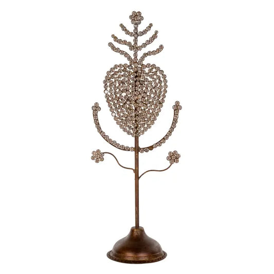 Beaded Milagro Candle Stand