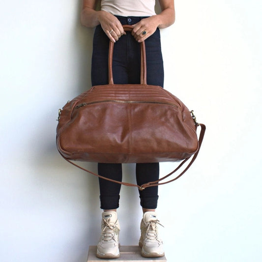 Tucker Leather Duffle Bag