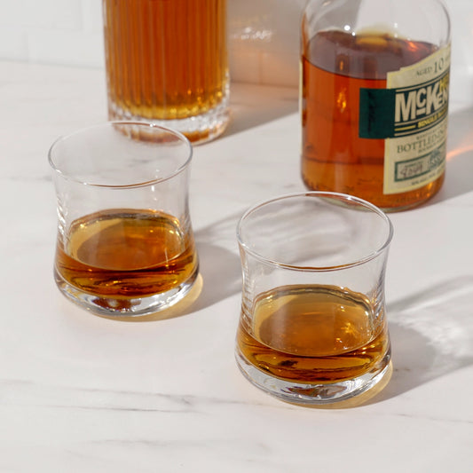 Curved Bourbon Glass