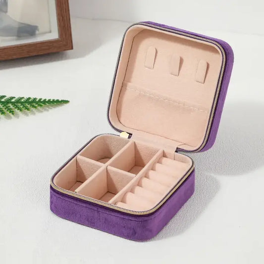 Plush Travel Jewelry Box