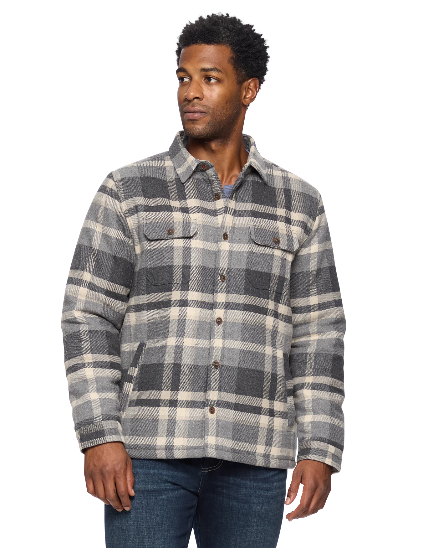 Cassidy Sherpa-Lined Shirt Jacket