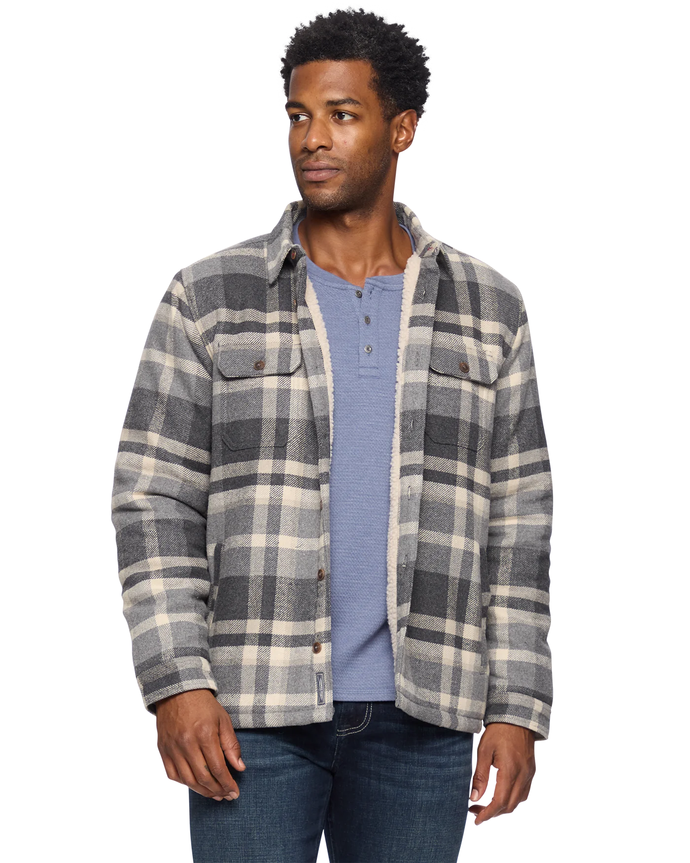 Cassidy Sherpa-Lined Shirt Jacket