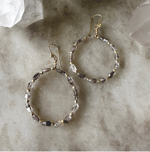 Herkimer Diamond Hoops