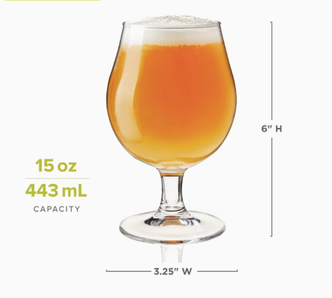 Stemmed Beer Glass