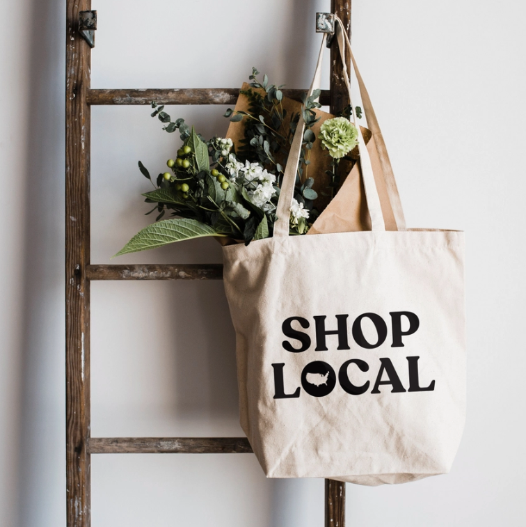 Shop Local Tote Bag