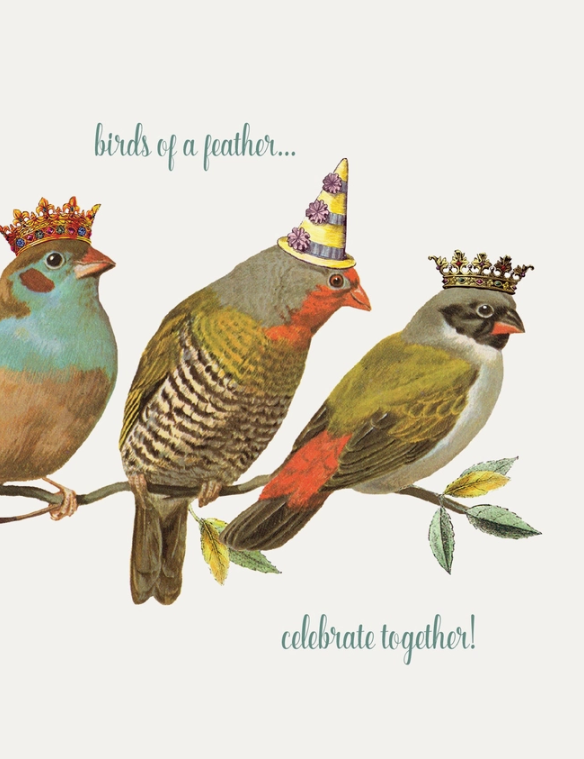 Birds Of A Feather Greeting Card