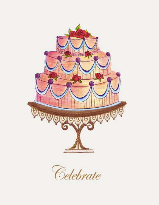 Celebrate Cake Greeting Card