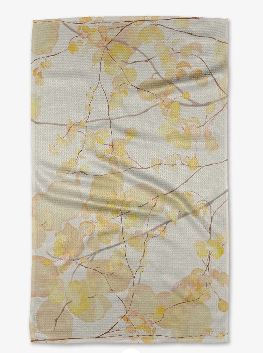 Yellow Fall Kitchen Towel