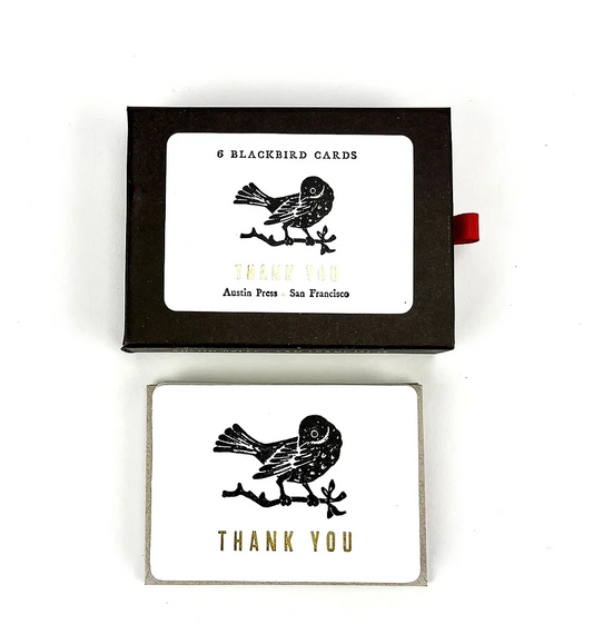 Black Bird THANK YOU cards