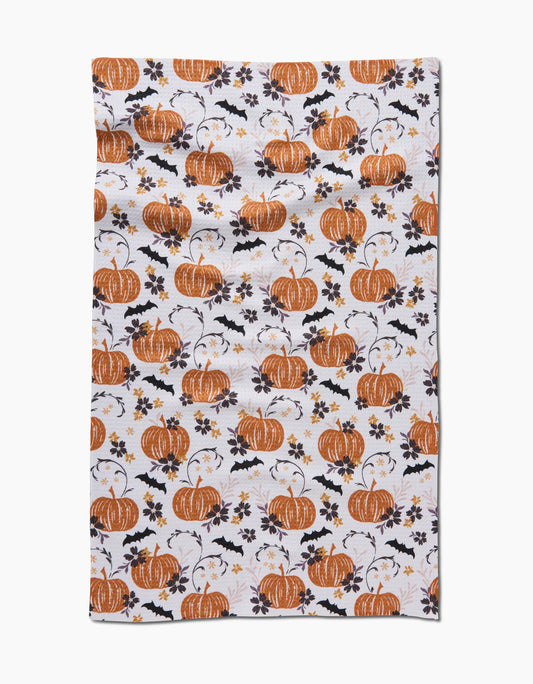 Bats In Pumpkin Patch Towel