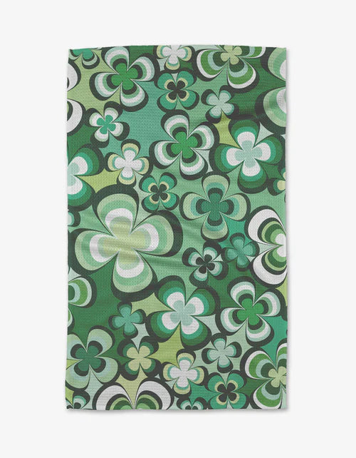 Shades of Shamrock Towel