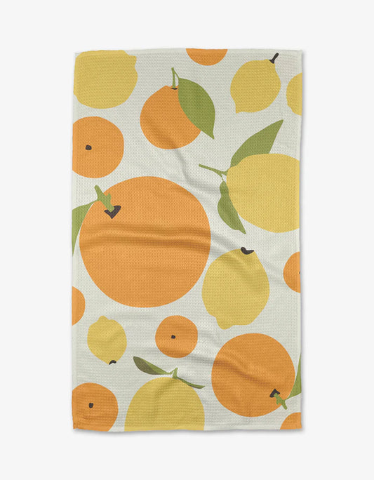 Sunny Lemons & Oranges Kitchen Towel