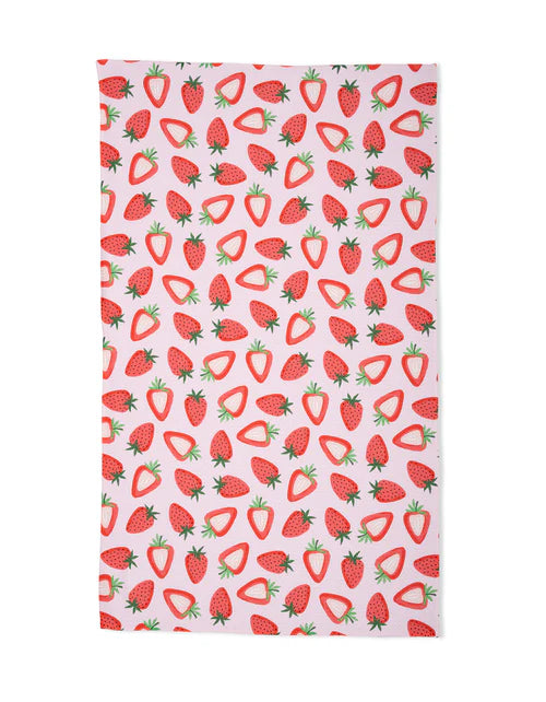 Sweet Strawberry Kitchen Towel