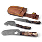 Damascus Steel Knife Set