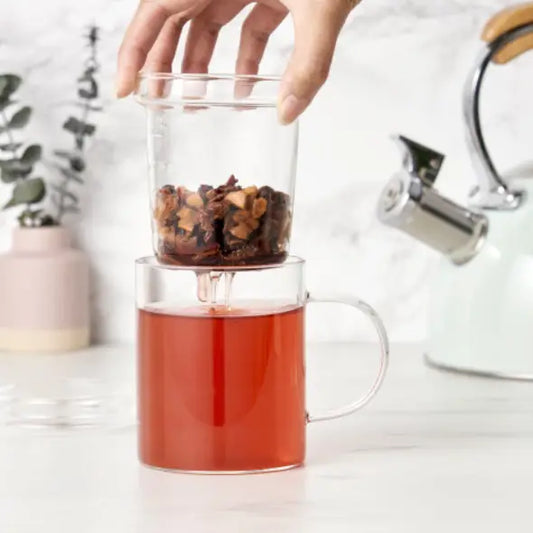 Blake Glass Tea Infuser Mug