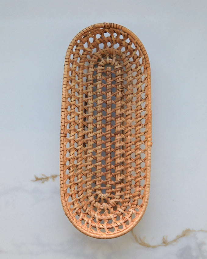 Oval Rattan Basket