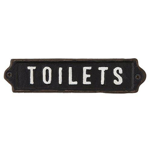 Toilets Iron Sign