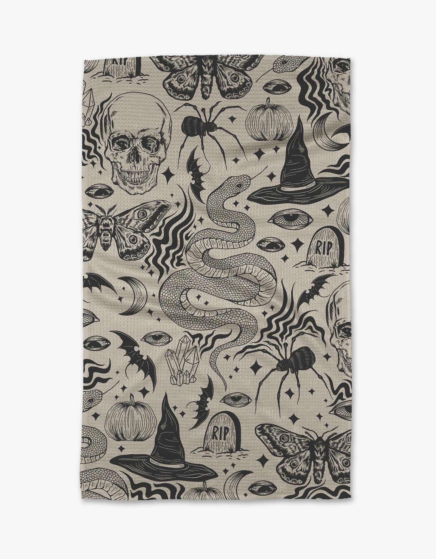 Halloween Collage Kitchen Towel