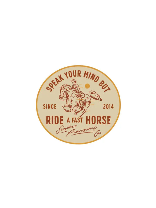 Fast Horse Sticker