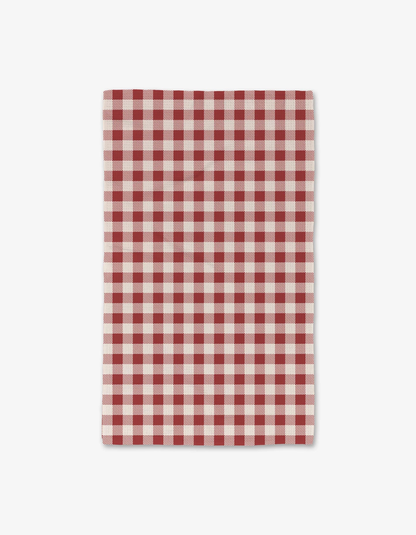 Christmas Gingham Red Luxe Towel