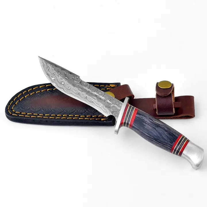 Damascus Steel Utility & Camping Knife