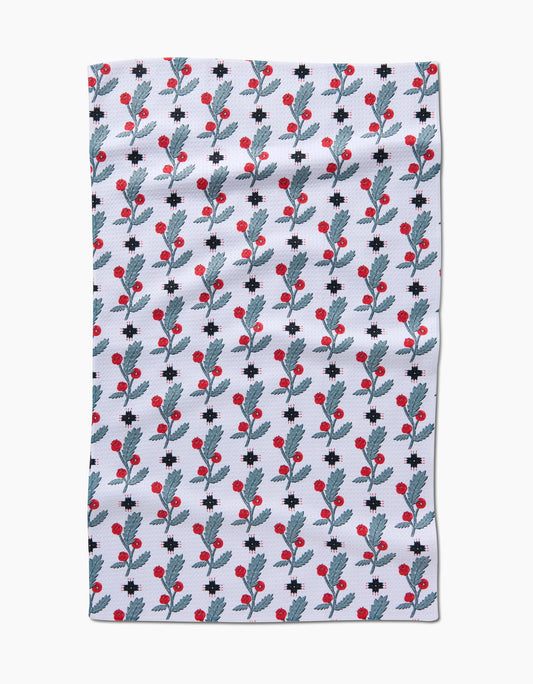 Native Holly Tea Towel